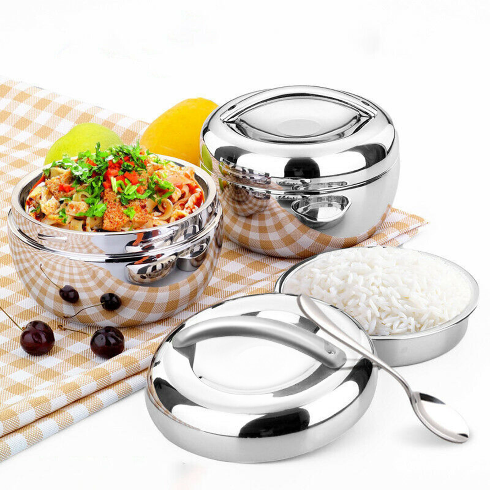 Edelstahl isolierte Thermoskan – Dim Sum Basket Bewertung und Preis